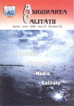 Asigurarea Calităţii - Quality Assurance, Anul VI, Numărul 22, Aprilie-Iunie 2000