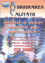 Asigurarea Calităţii - Quality Assurance, Anul VI, Numerele 23-24, Iulie-Decembrie 2000