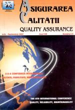 Asigurarea Calităţii - Quality Assurance, Anul VIII, Numărul 31, Iulie-Septembrie 2002