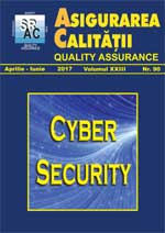 Asigurarea Calităţii - Quality Assurance, Anul XXIII, Numărul 90, Aprilie-Iunie 2017