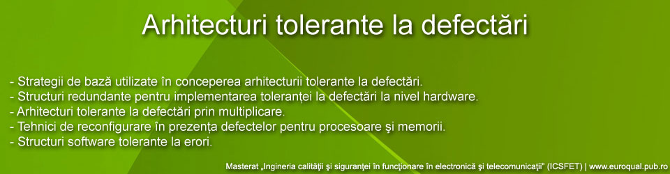 Arhitecturi tolerante la defectări